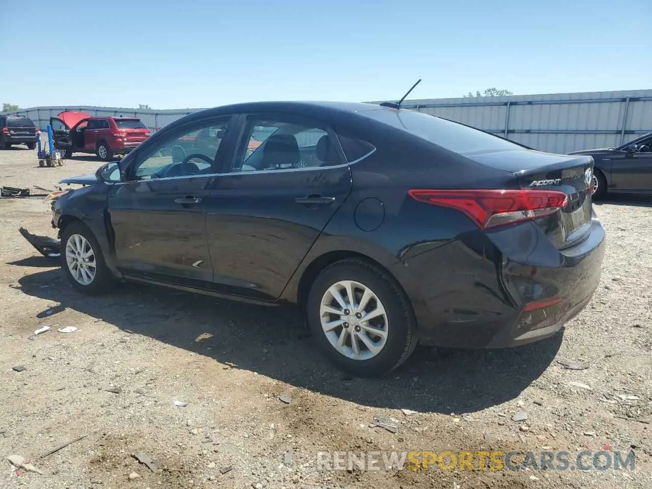 2 fotografías del automóvil dañado 3KPC24A38KE044264 HYUNDAI ACCENT 2019