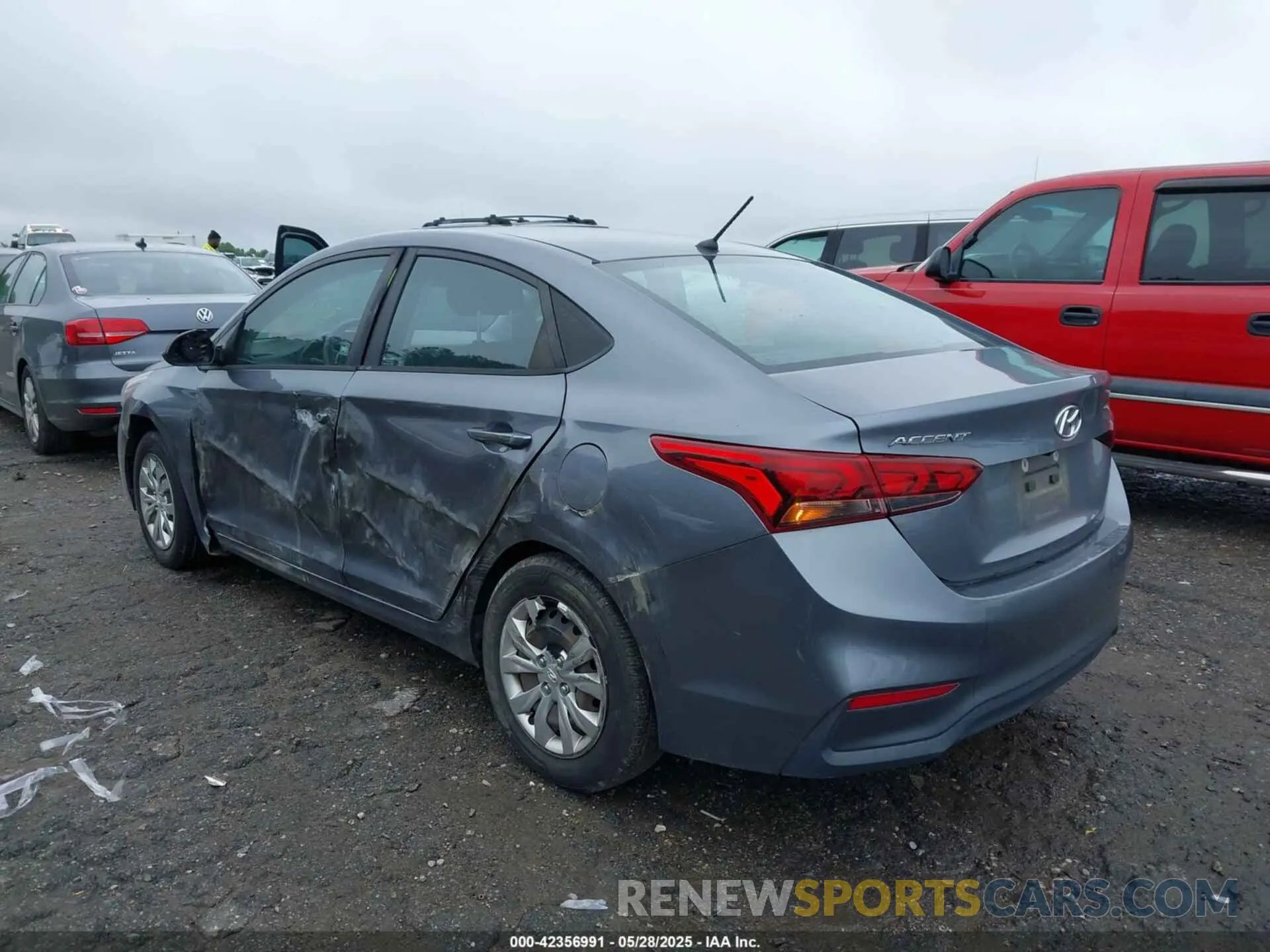 3 fotografías del automóvil dañado 3KPC24A38KE044748 HYUNDAI ACCENT 2019