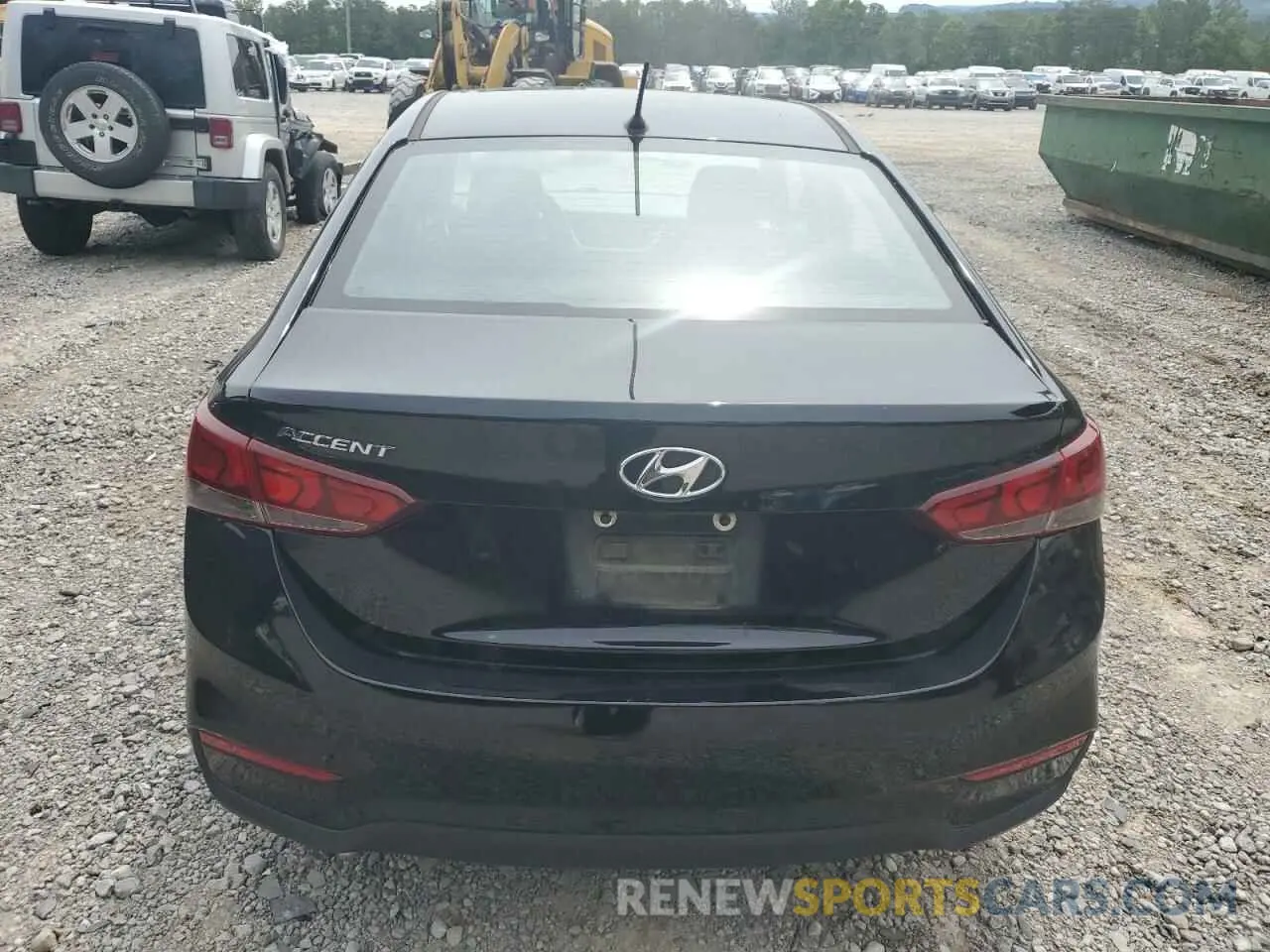 6 fotografías del automóvil dañado 3KPC24A38KE046323 HYUNDAI ACCENT 2019