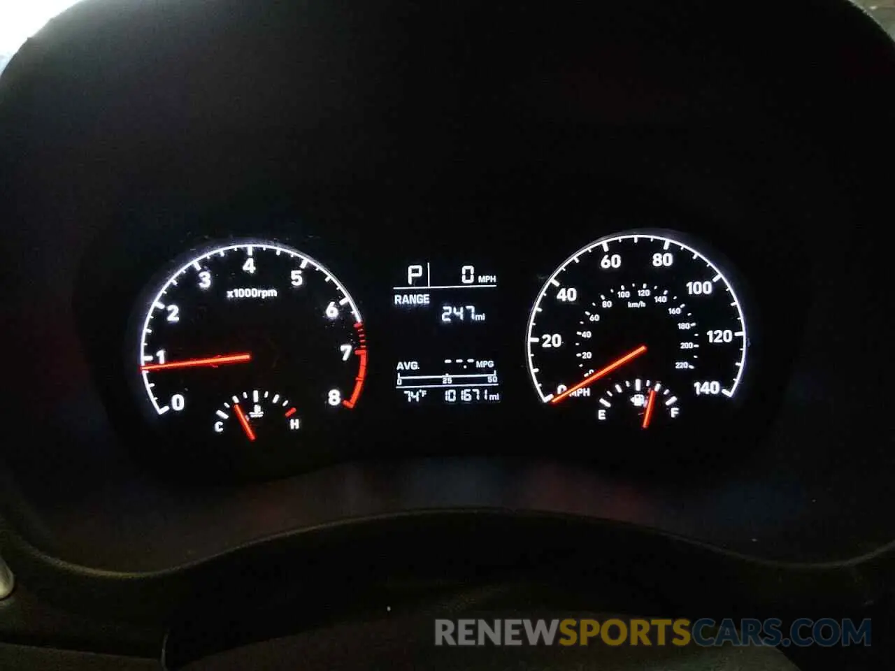 9 fotografías del automóvil dañado 3KPC24A38KE069309 HYUNDAI ACCENT 2019