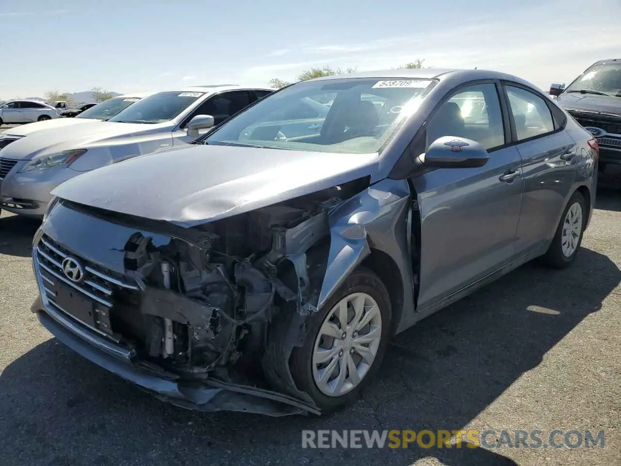1 fotografías del automóvil dañado 3KPC24A38KE083534 HYUNDAI ACCENT 2019