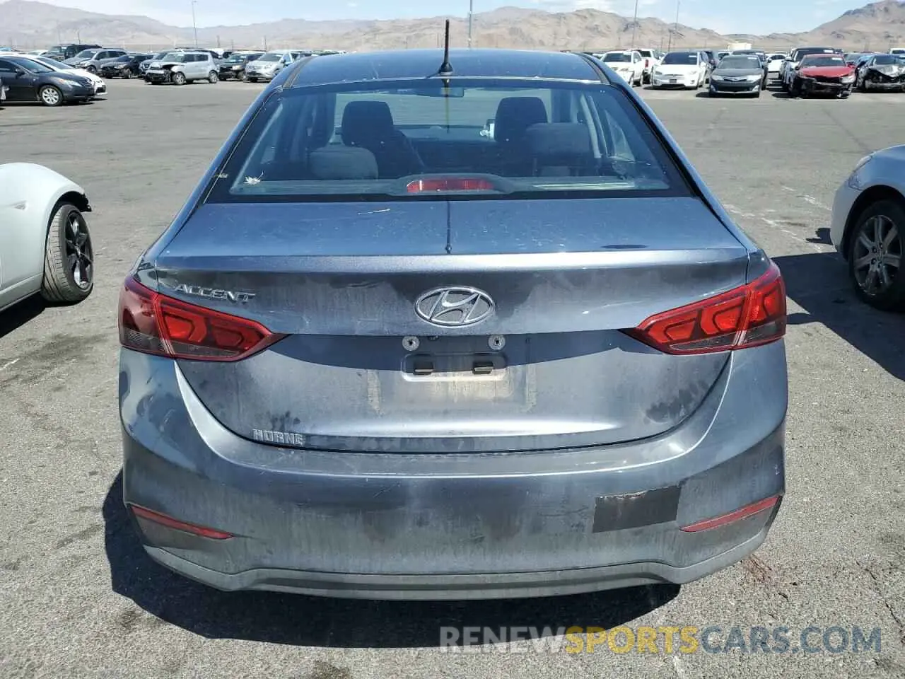 6 fotografías del automóvil dañado 3KPC24A38KE083534 HYUNDAI ACCENT 2019