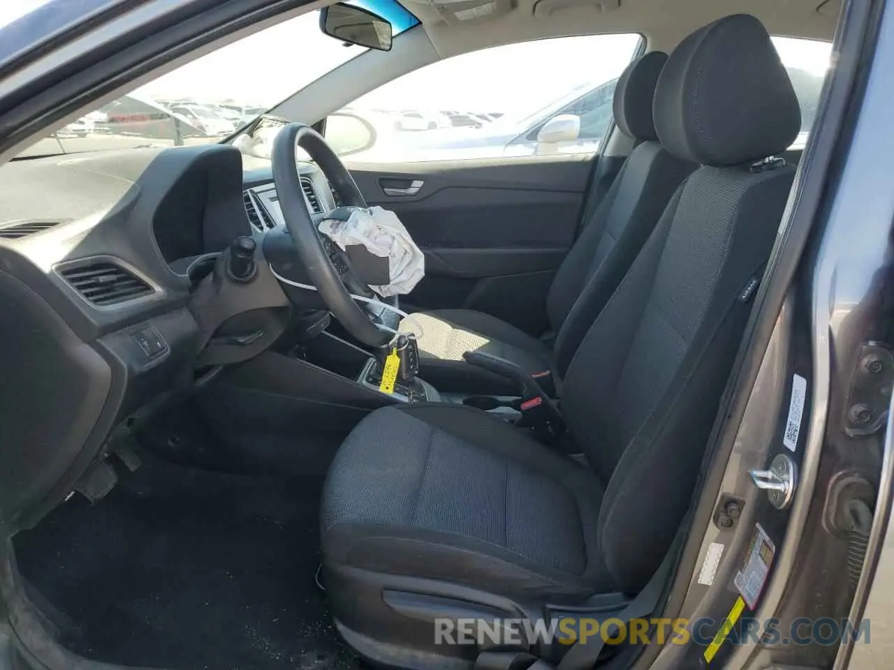 7 fotografías del automóvil dañado 3KPC24A38KE083534 HYUNDAI ACCENT 2019