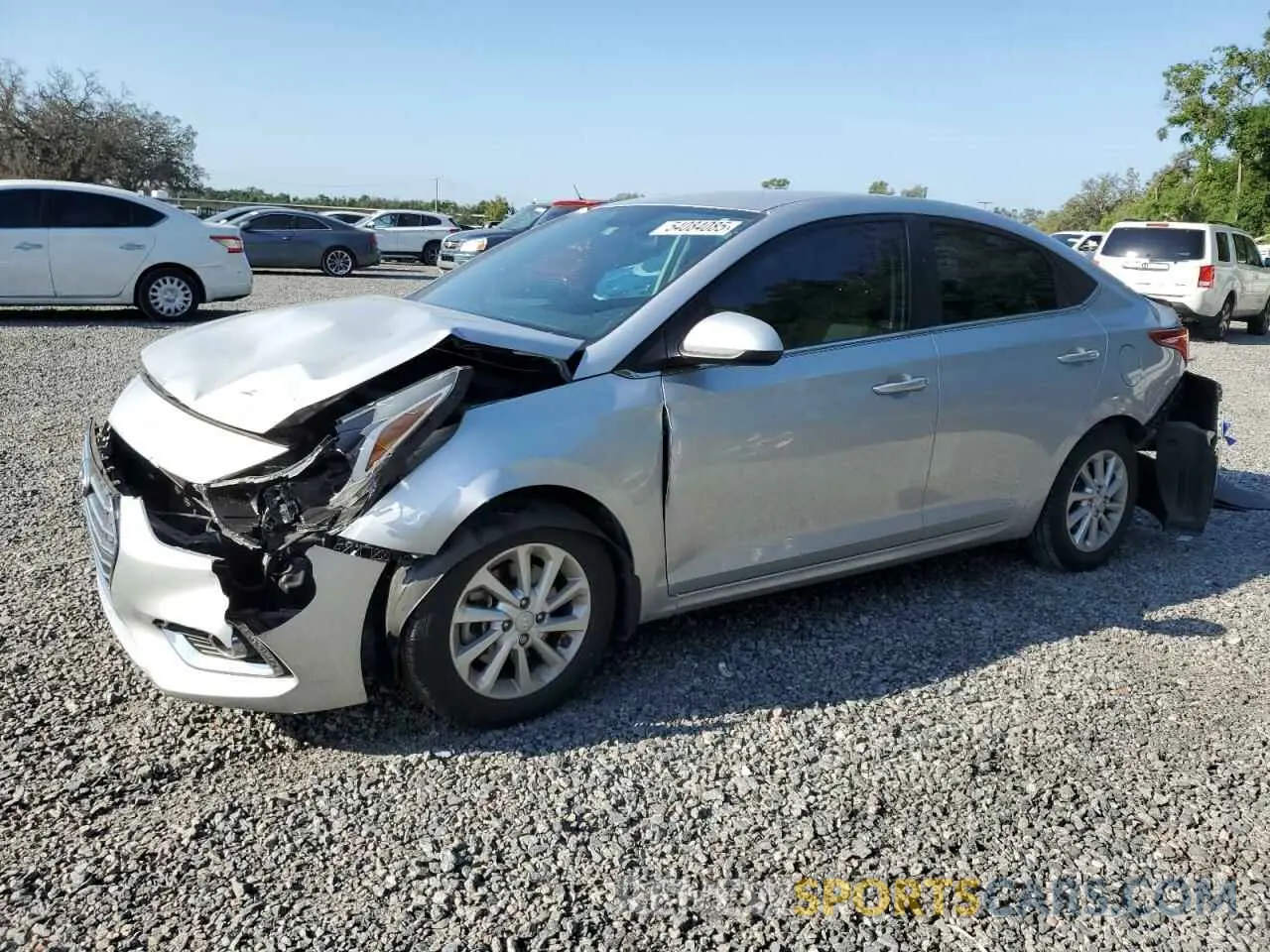 1 fotografías del automóvil dañado 3KPC24A39KE057864 HYUNDAI ACCENT 2019