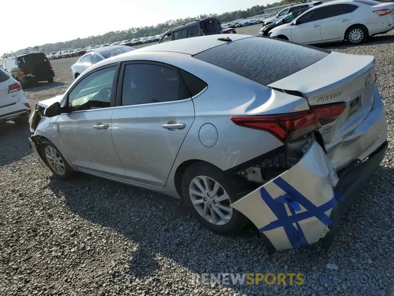 2 fotografías del automóvil dañado 3KPC24A39KE057864 HYUNDAI ACCENT 2019