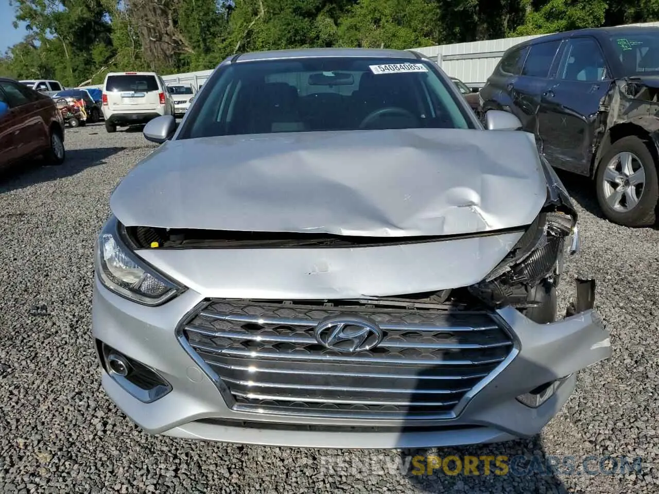 5 fotografías del automóvil dañado 3KPC24A39KE057864 HYUNDAI ACCENT 2019