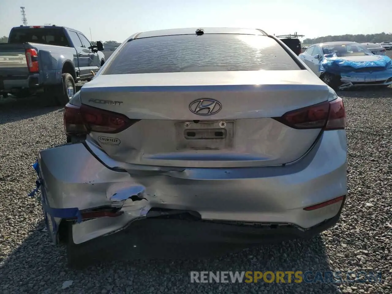 6 fotografías del automóvil dañado 3KPC24A39KE057864 HYUNDAI ACCENT 2019