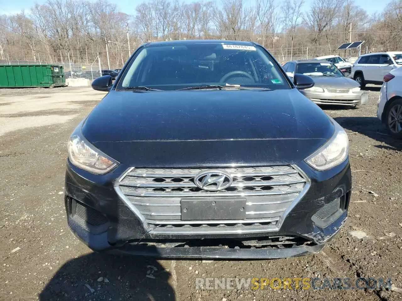 5 fotografías del automóvil dañado 3KPC24A39KE058271 HYUNDAI ACCENT 2019