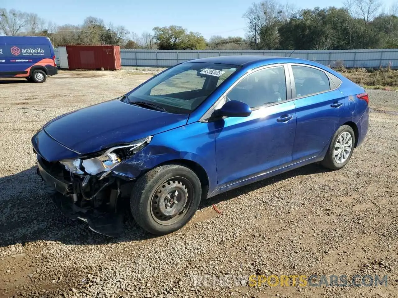 1 fotografías del automóvil dañado 3KPC24A39KE061963 HYUNDAI ACCENT 2019
