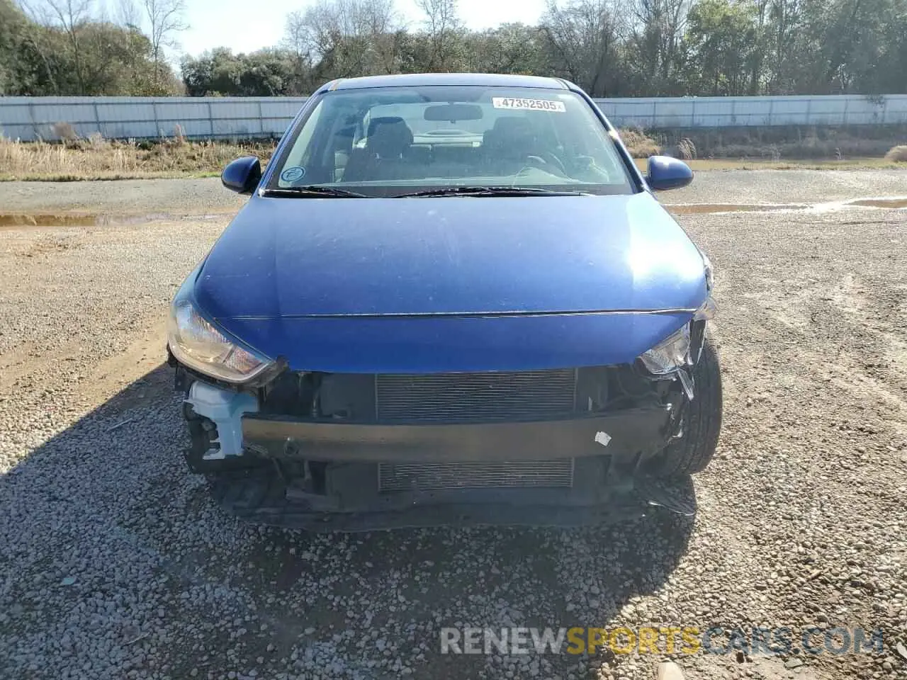 5 fotografías del automóvil dañado 3KPC24A39KE061963 HYUNDAI ACCENT 2019