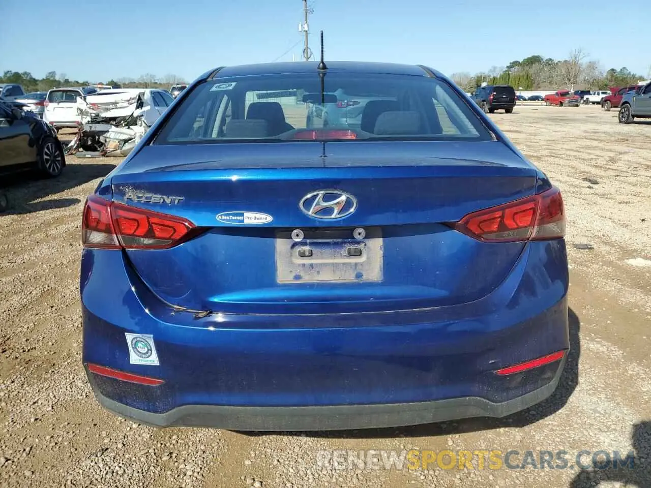 6 fotografías del automóvil dañado 3KPC24A39KE061963 HYUNDAI ACCENT 2019