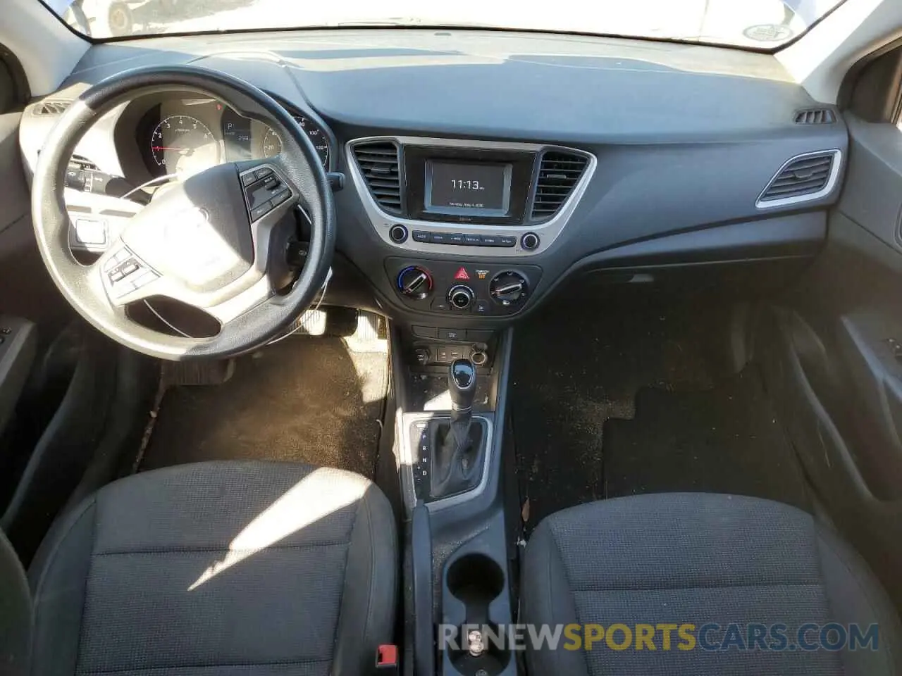 8 fotografías del automóvil dañado 3KPC24A39KE061963 HYUNDAI ACCENT 2019