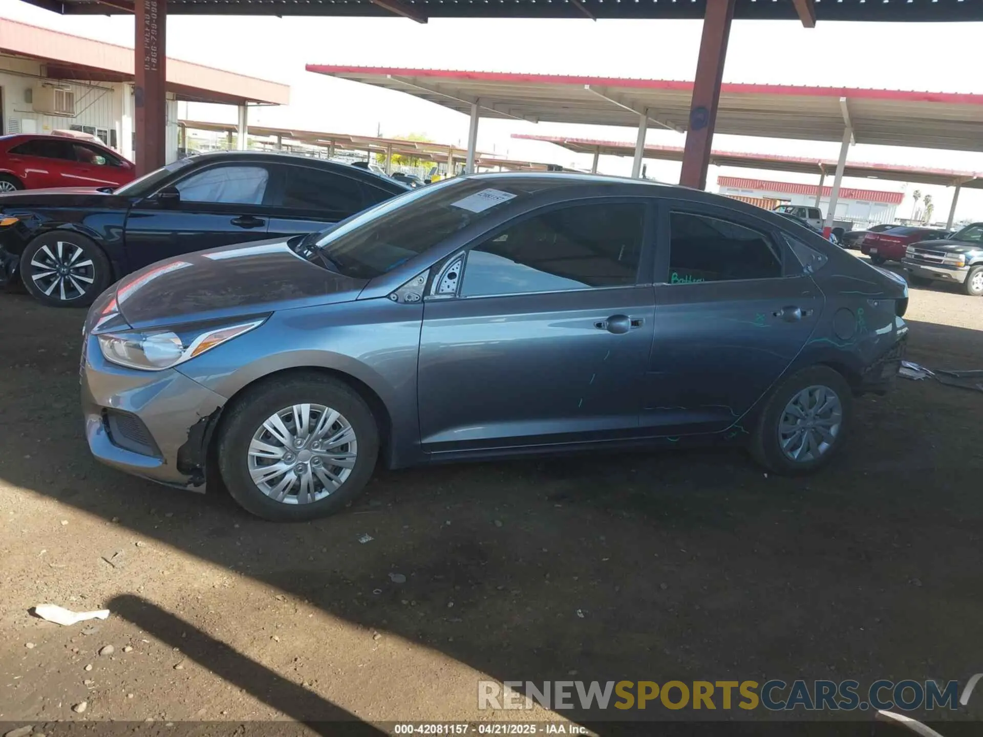 15 fotografías del automóvil dañado 3KPC24A39KE069612 HYUNDAI ACCENT 2019