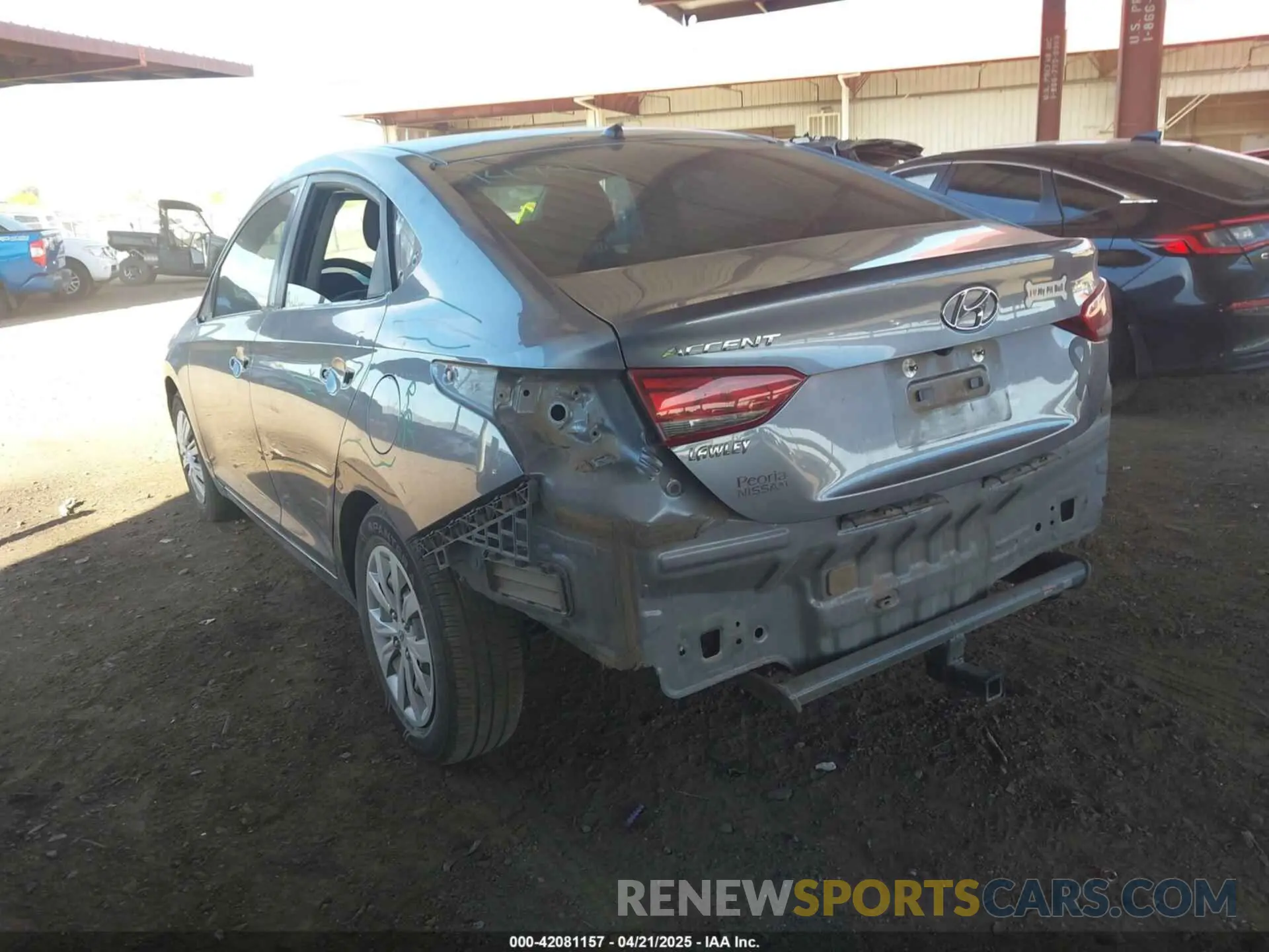 3 fotografías del automóvil dañado 3KPC24A39KE069612 HYUNDAI ACCENT 2019