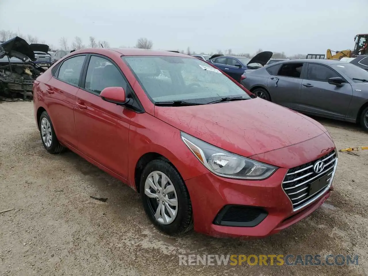 4 fotografías del automóvil dañado 3KPC24A39KE087186 HYUNDAI ACCENT 2019