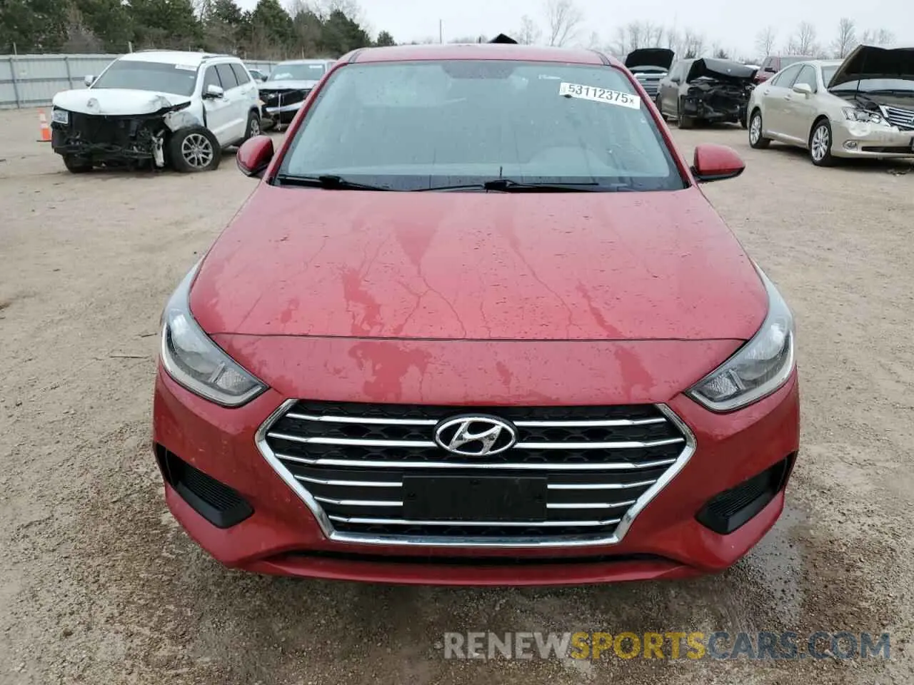 5 fotografías del automóvil dañado 3KPC24A39KE087186 HYUNDAI ACCENT 2019
