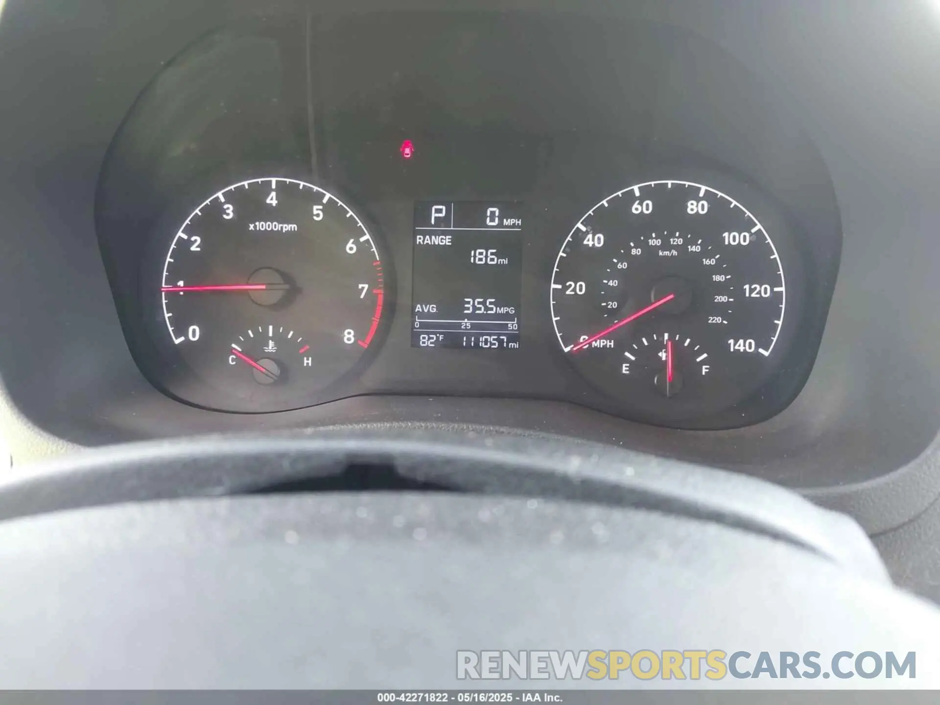 7 fotografías del automóvil dañado 3KPC24A3XKE041365 HYUNDAI ACCENT 2019