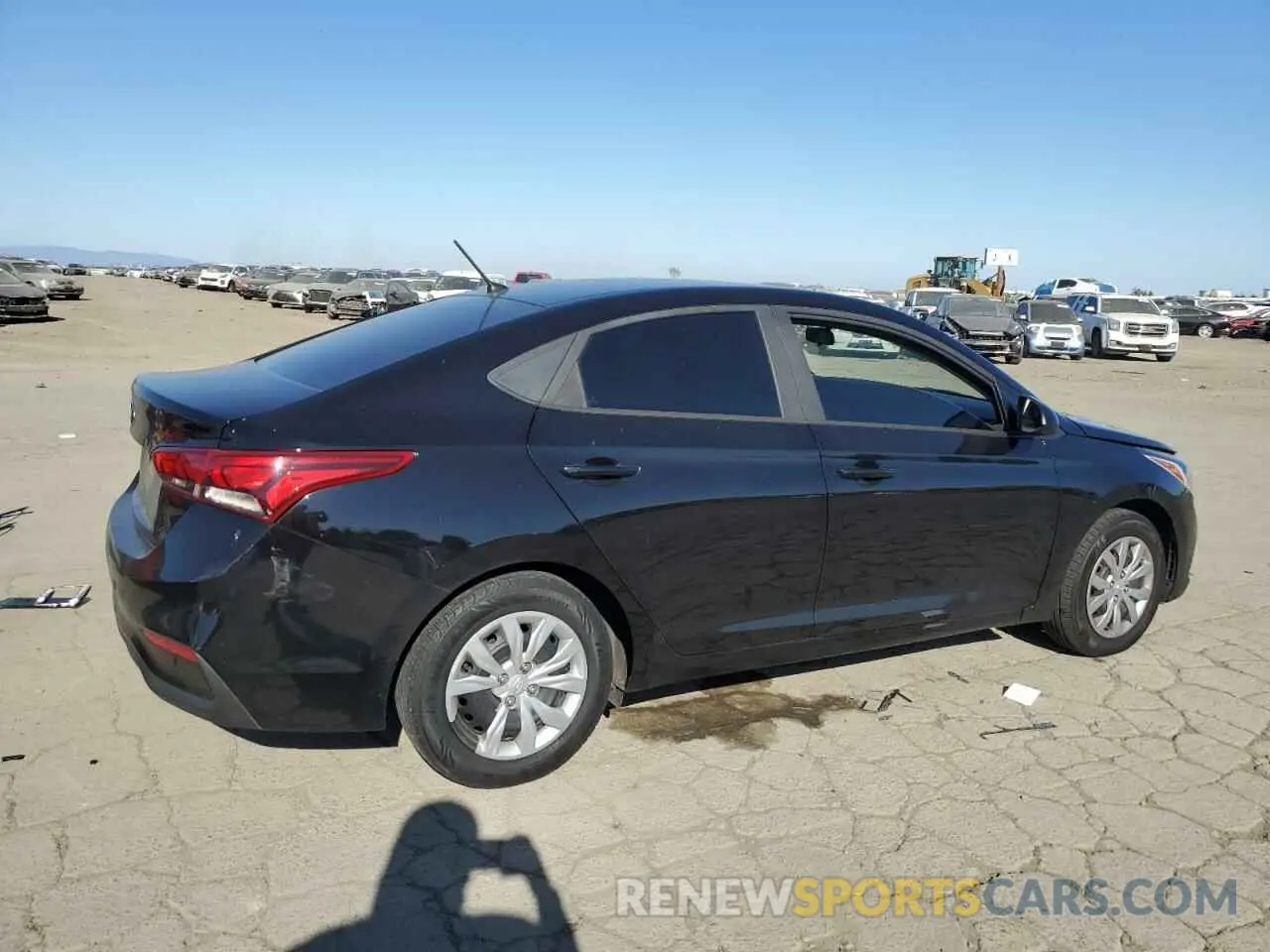 3 fotografías del automóvil dañado 3KPC24A3XKE044766 HYUNDAI ACCENT 2019