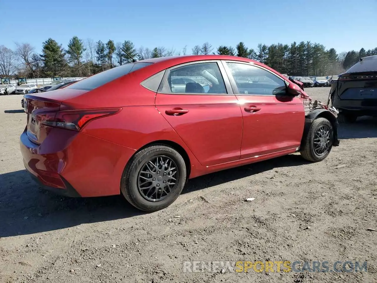 3 fotografías del automóvil dañado 3KPC24A3XKE056870 HYUNDAI ACCENT 2019