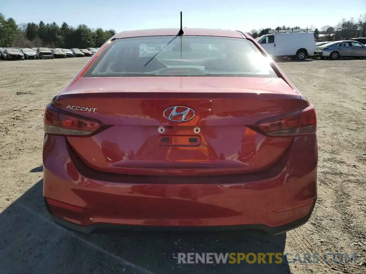 6 fotografías del automóvil dañado 3KPC24A3XKE056870 HYUNDAI ACCENT 2019