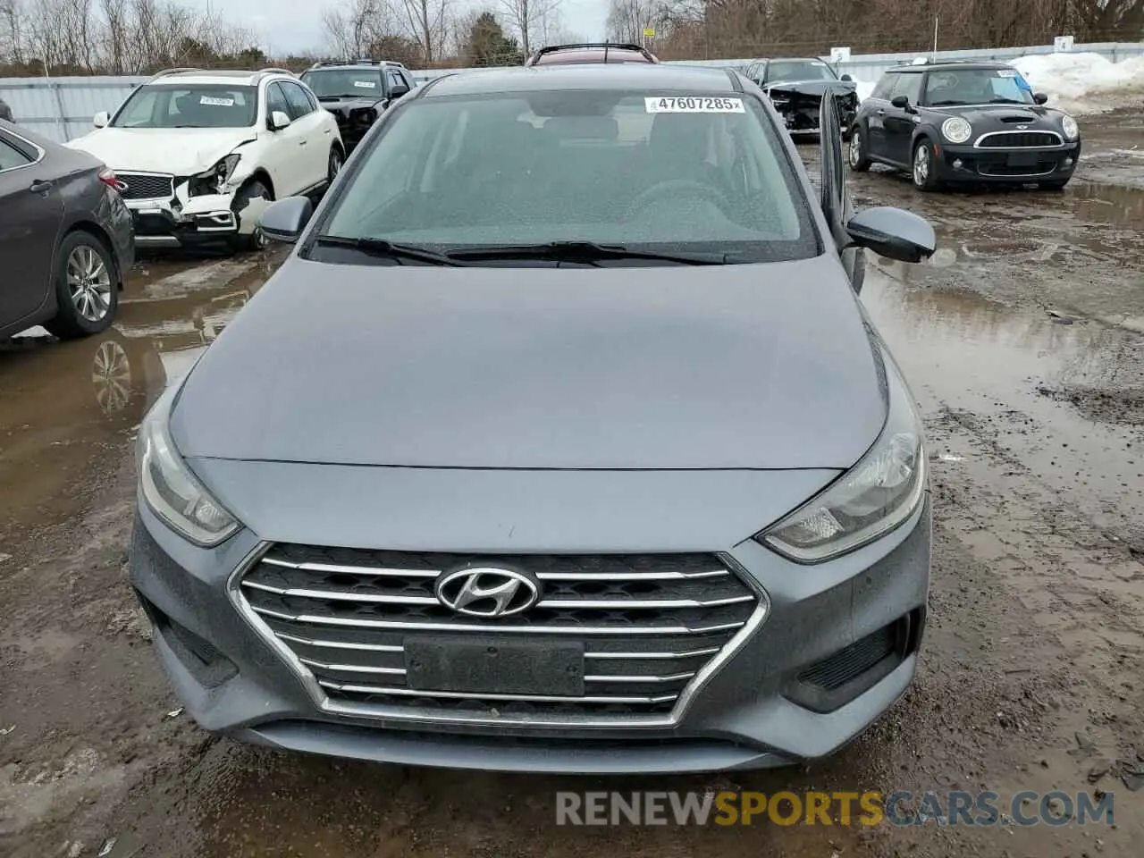 5 fotografías del automóvil dañado 3KPC25A36KE073056 HYUNDAI ACCENT 2019