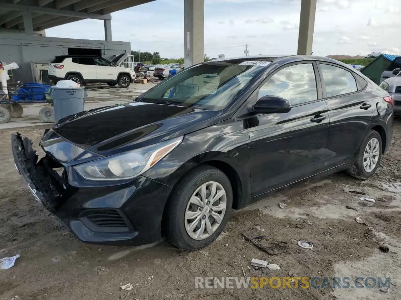 1 fotografías del automóvil dañado 3KPC24A60LE099822 HYUNDAI ACCENT 2020