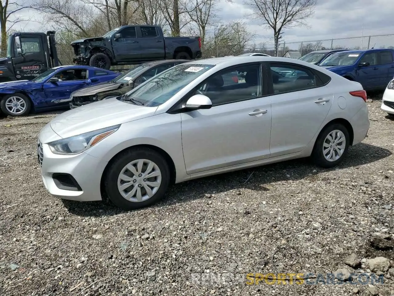 1 fotografías del automóvil dañado 3KPC24A60LE103836 HYUNDAI ACCENT 2020