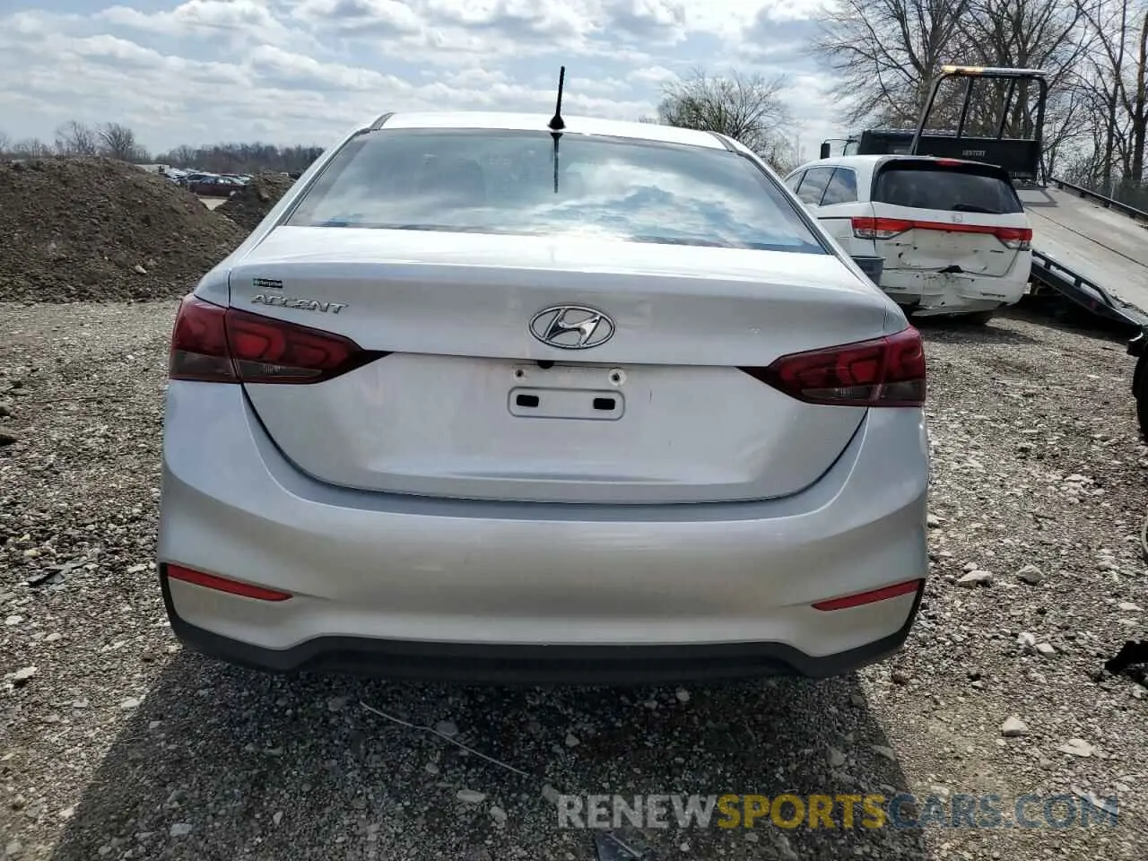 6 fotografías del automóvil dañado 3KPC24A60LE103836 HYUNDAI ACCENT 2020