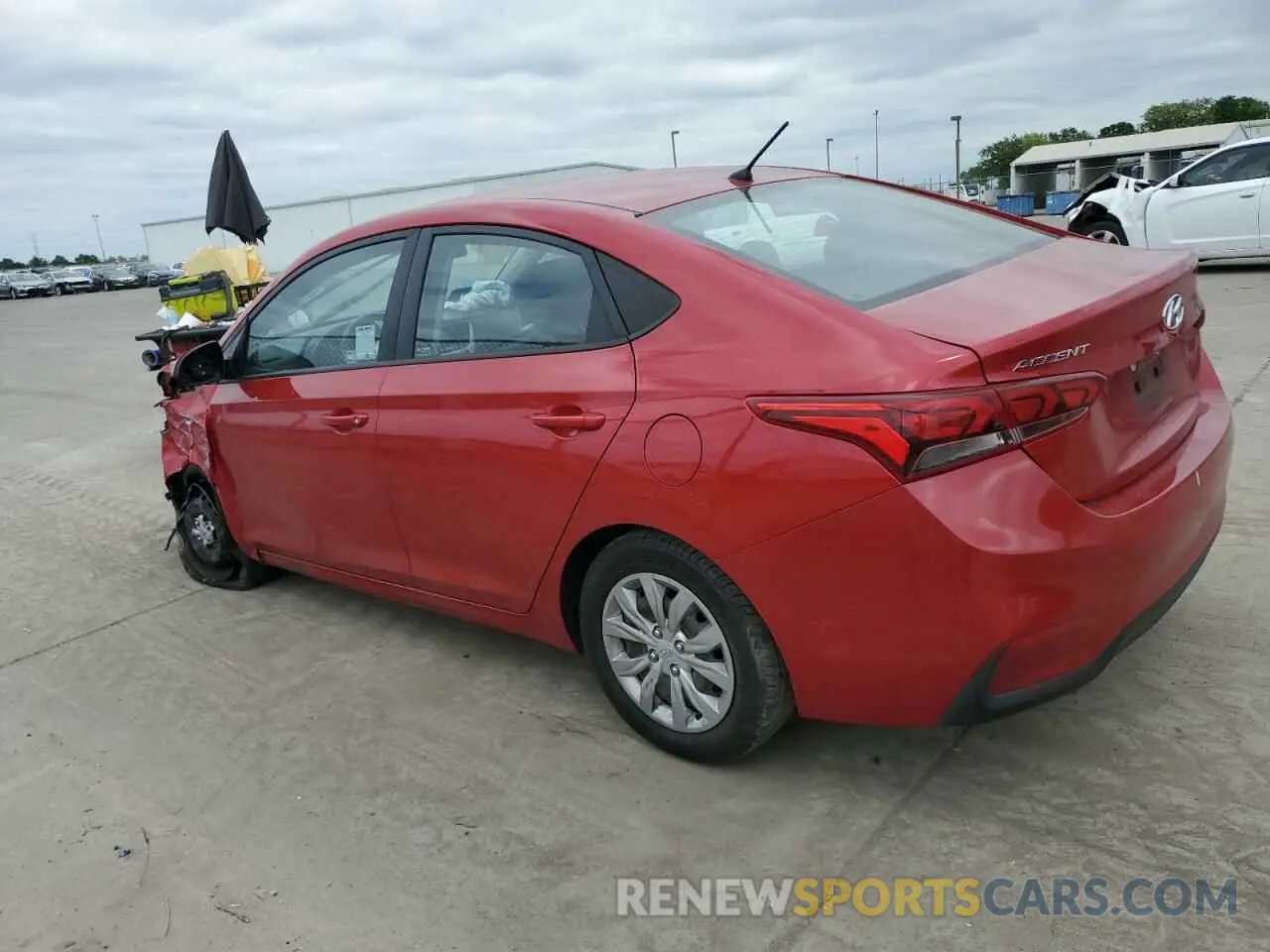 2 fotografías del automóvil dañado 3KPC24A60LE114965 HYUNDAI ACCENT 2020