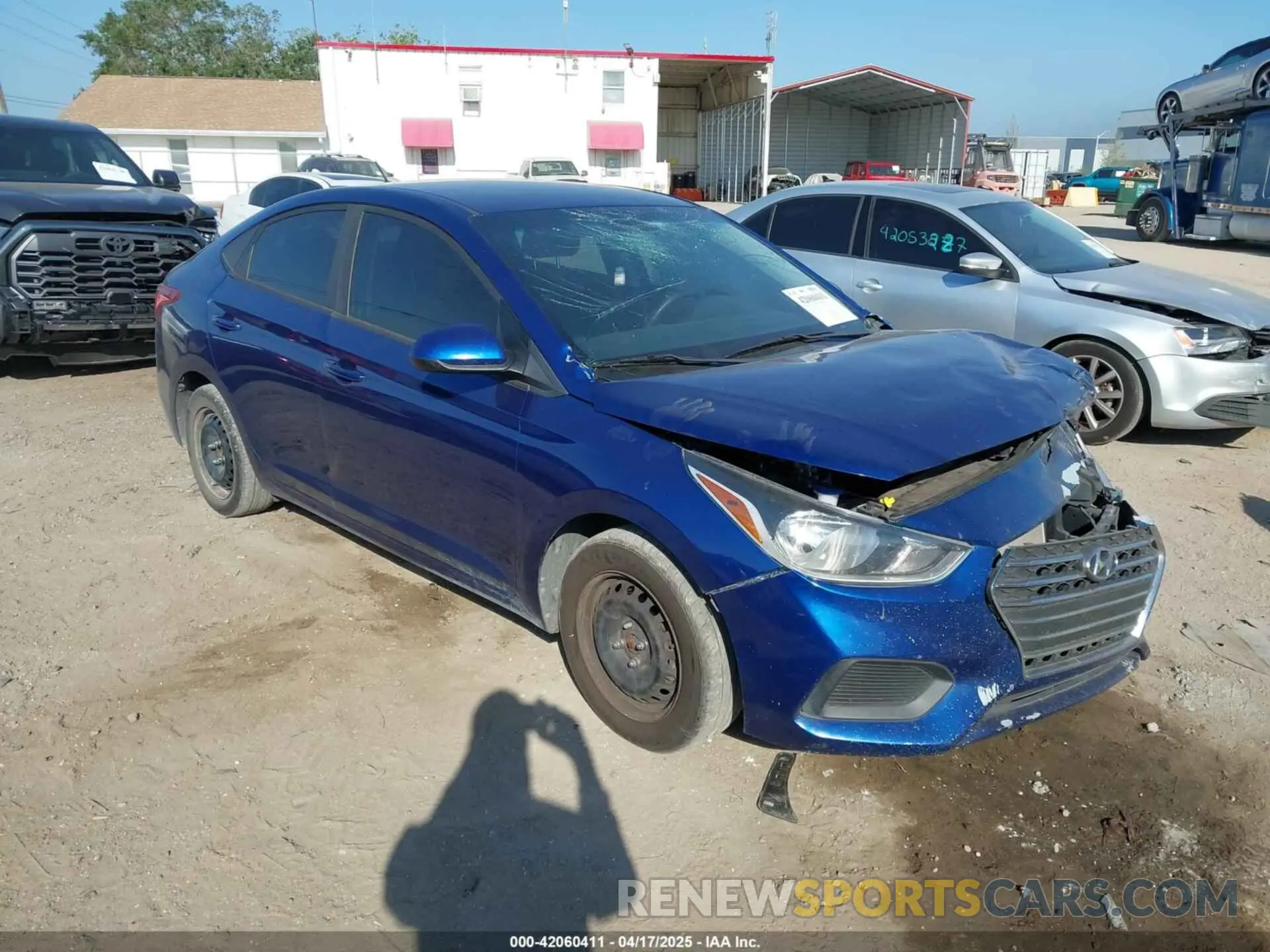 1 fotografías del automóvil dañado 3KPC24A61LE093091 HYUNDAI ACCENT 2020