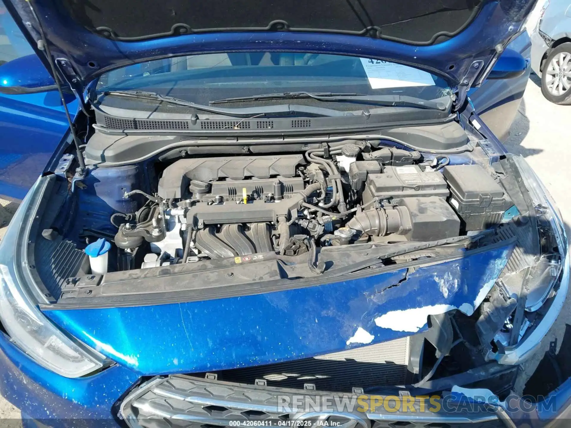 10 fotografías del automóvil dañado 3KPC24A61LE093091 HYUNDAI ACCENT 2020