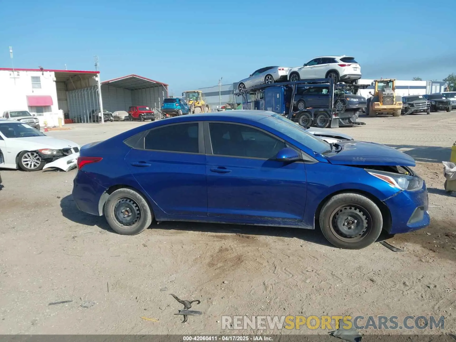 12 fotografías del automóvil dañado 3KPC24A61LE093091 HYUNDAI ACCENT 2020