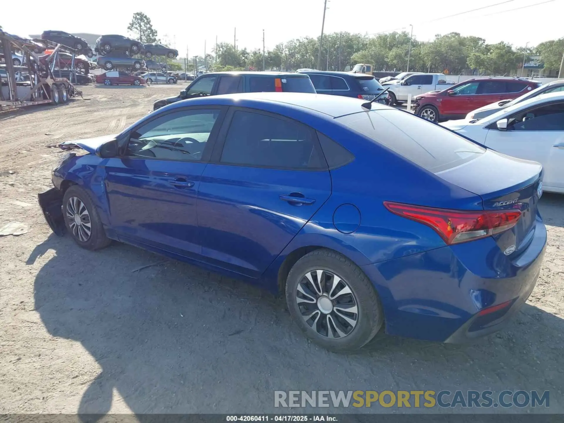 13 fotografías del automóvil dañado 3KPC24A61LE093091 HYUNDAI ACCENT 2020