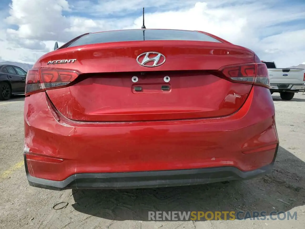 6 fotografías del automóvil dañado 3KPC24A61LE094029 HYUNDAI ACCENT 2020