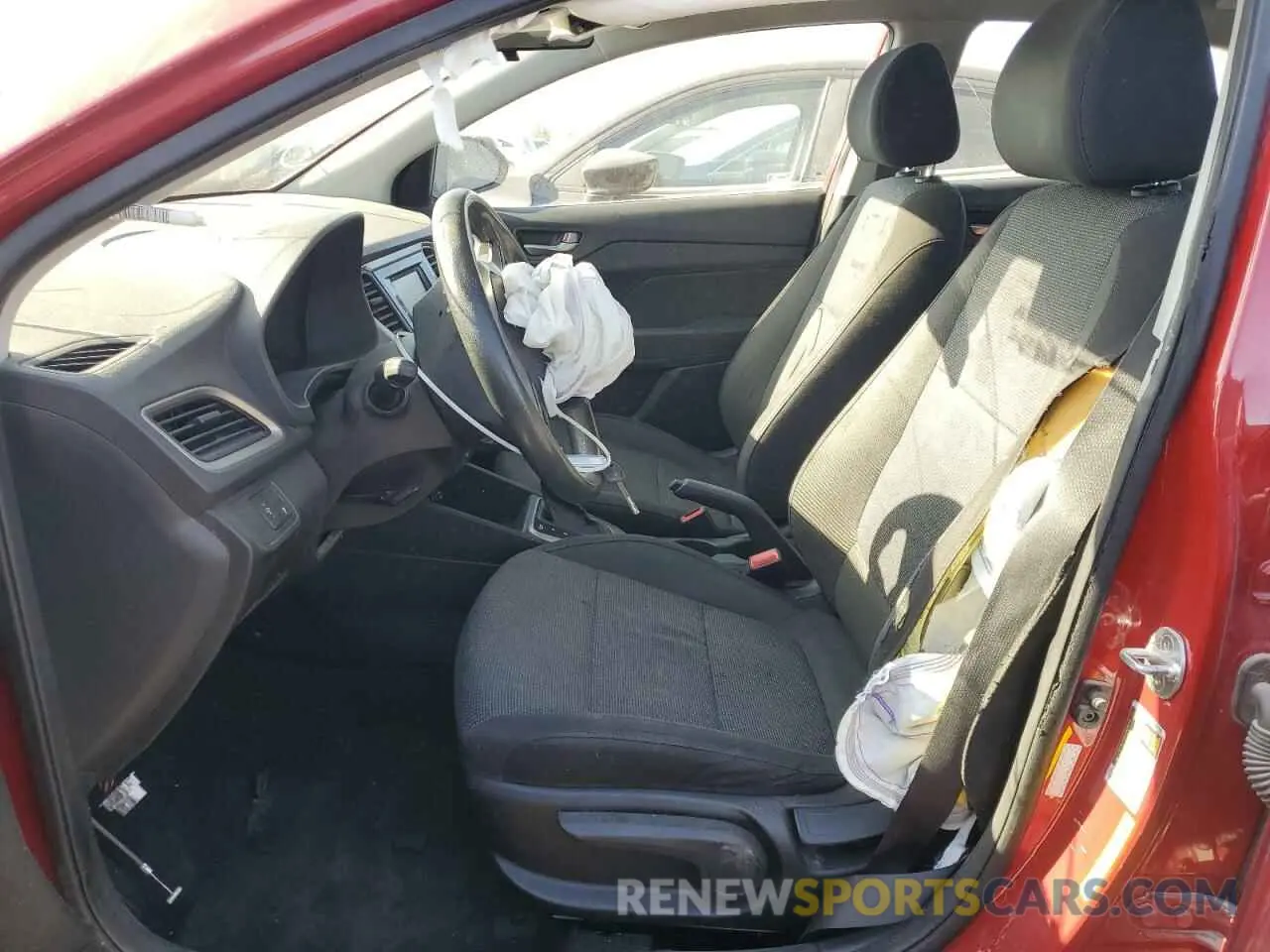 7 fotografías del automóvil dañado 3KPC24A61LE094029 HYUNDAI ACCENT 2020