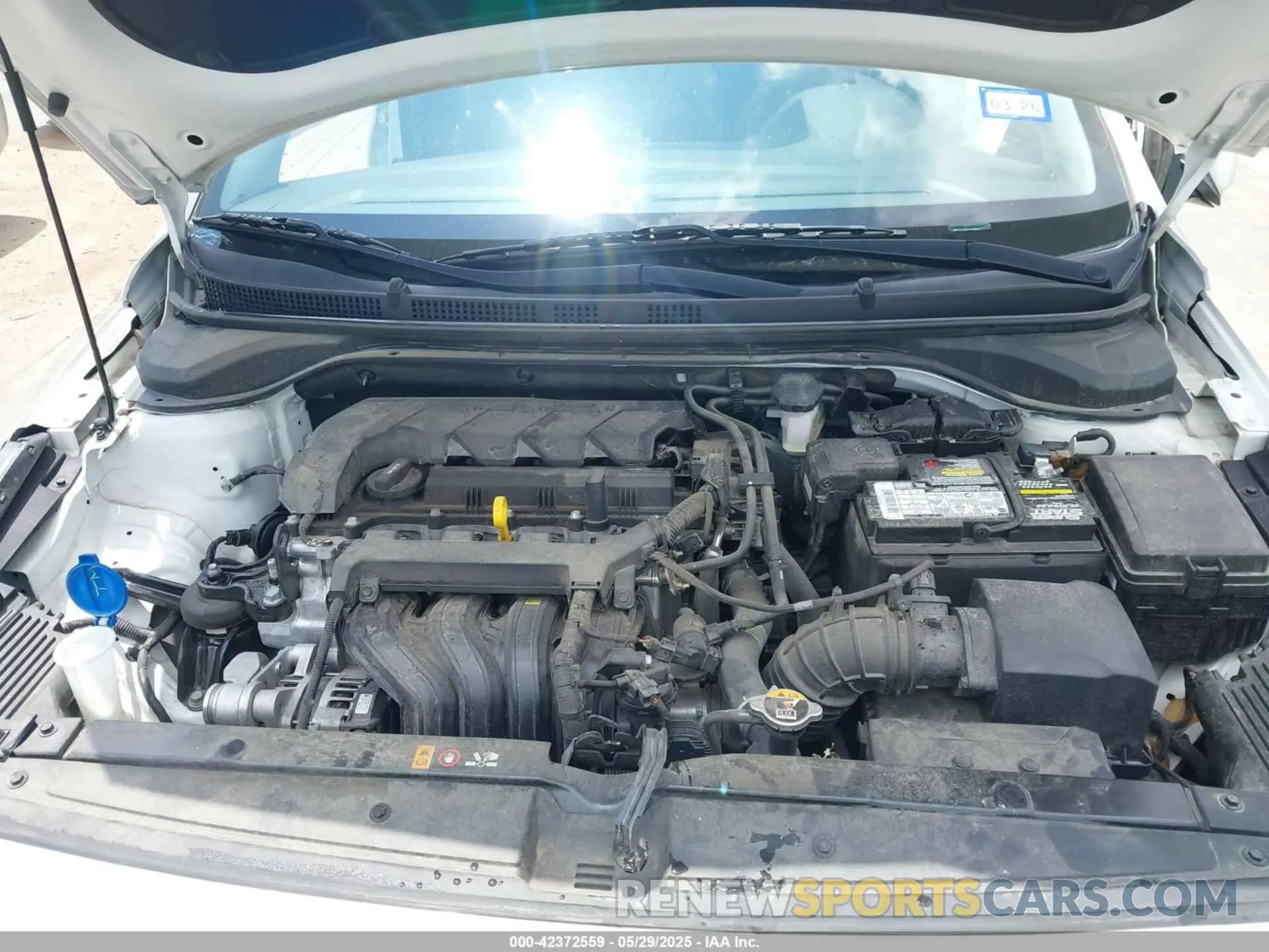 10 fotografías del automóvil dañado 3KPC24A61LE096279 HYUNDAI ACCENT 2020