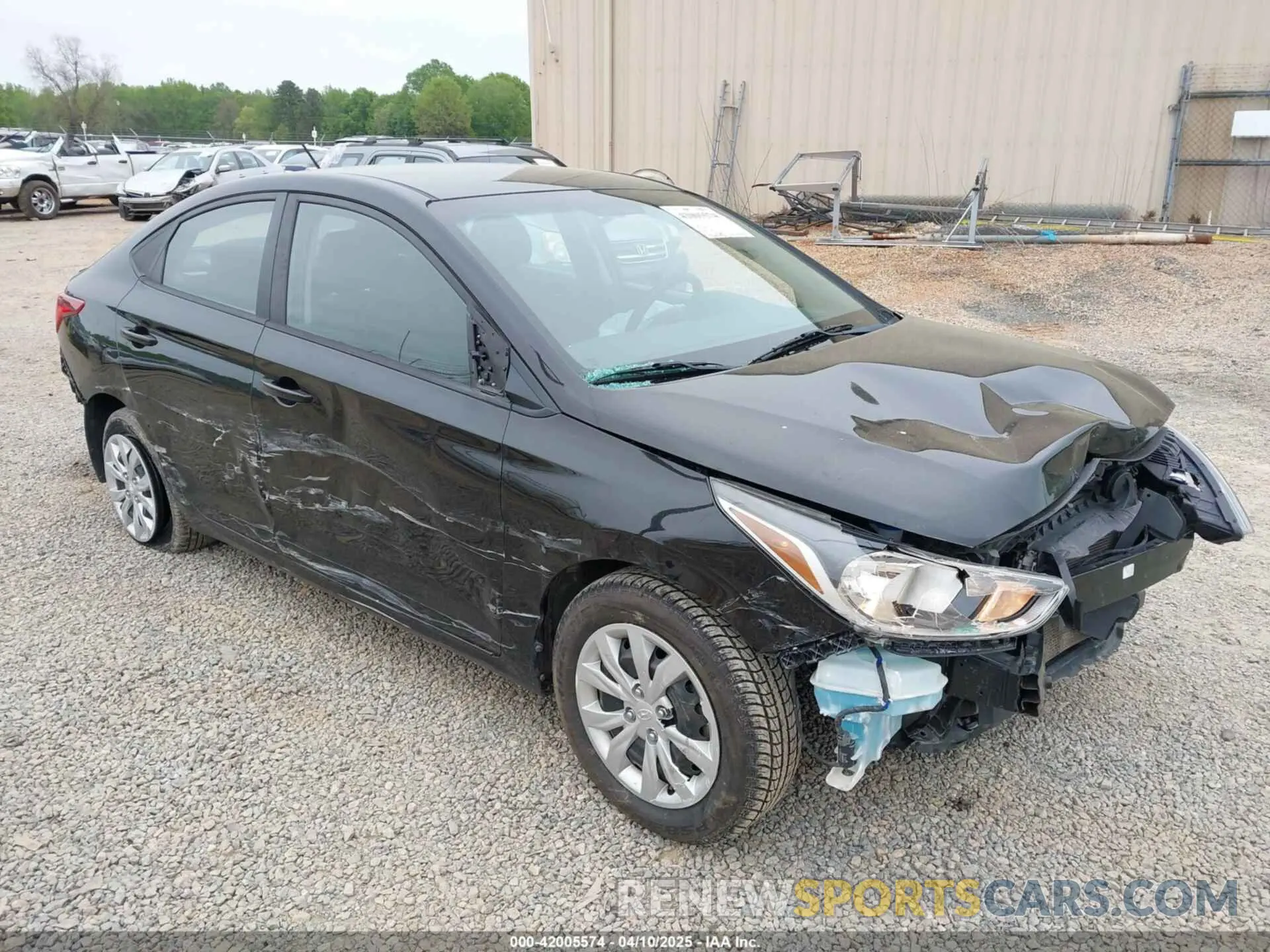 1 fotografías del automóvil dañado 3KPC24A61LE099716 HYUNDAI ACCENT 2020