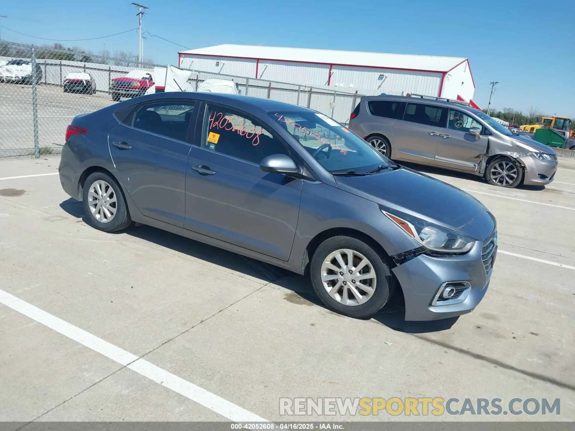 1 fotografías del automóvil dañado 3KPC24A62LE093116 HYUNDAI ACCENT 2020
