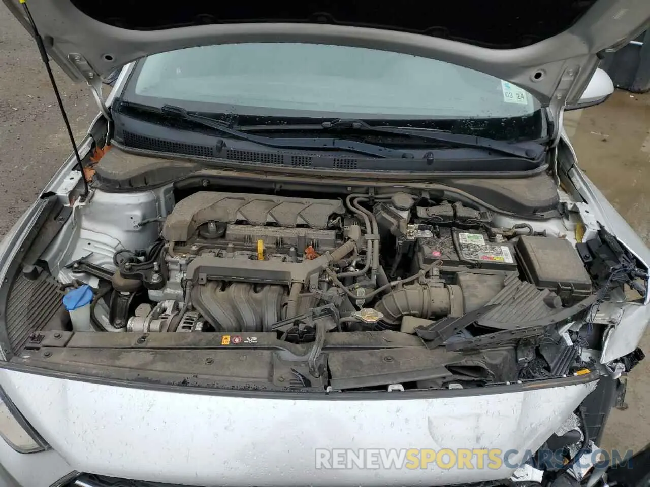 11 fotografías del automóvil dañado 3KPC24A62LE111243 HYUNDAI ACCENT 2020
