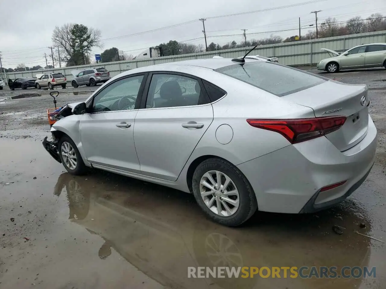 2 fotografías del automóvil dañado 3KPC24A62LE111243 HYUNDAI ACCENT 2020