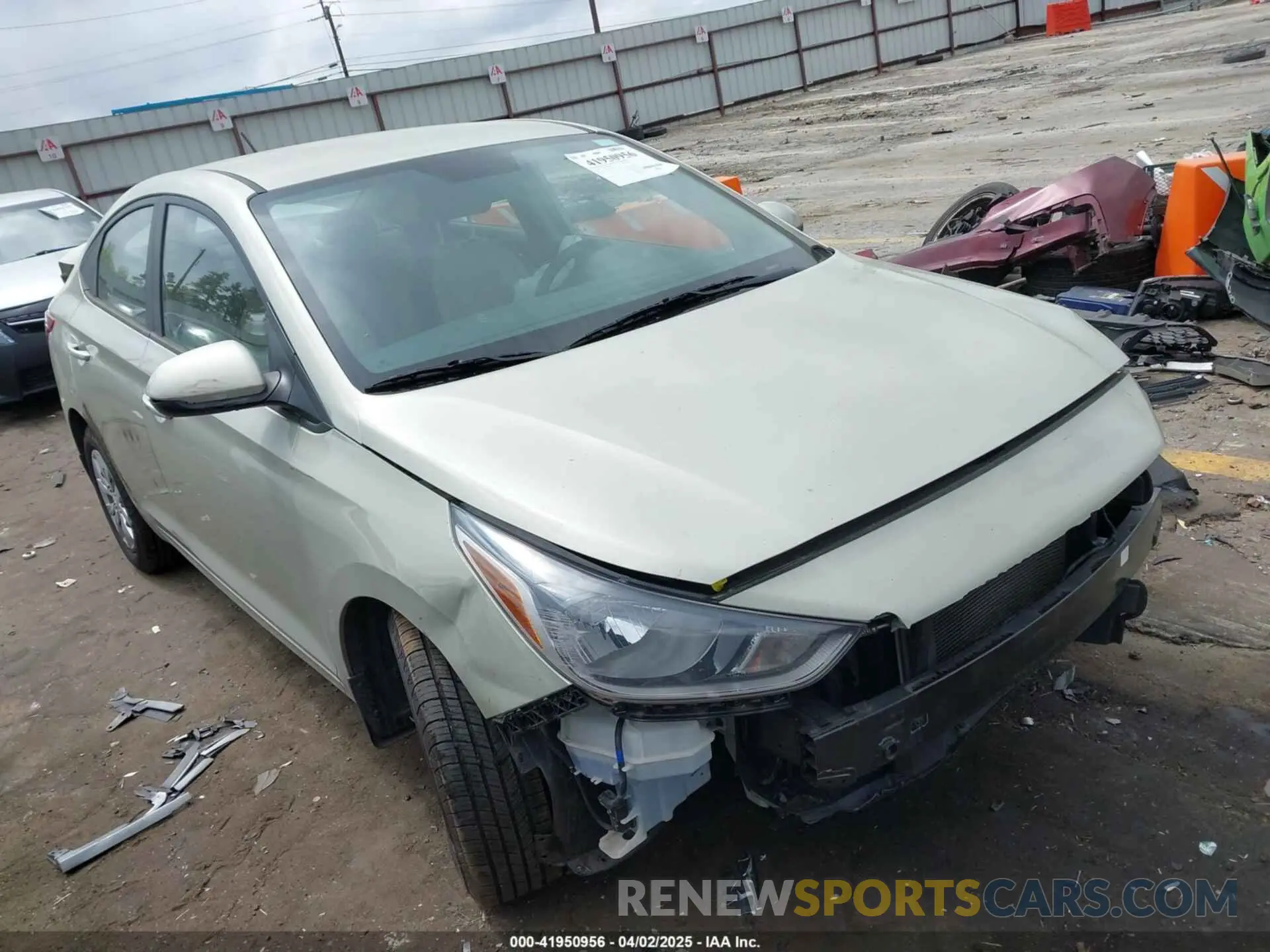 1 fotografías del automóvil dañado 3KPC24A63LE094663 HYUNDAI ACCENT 2020