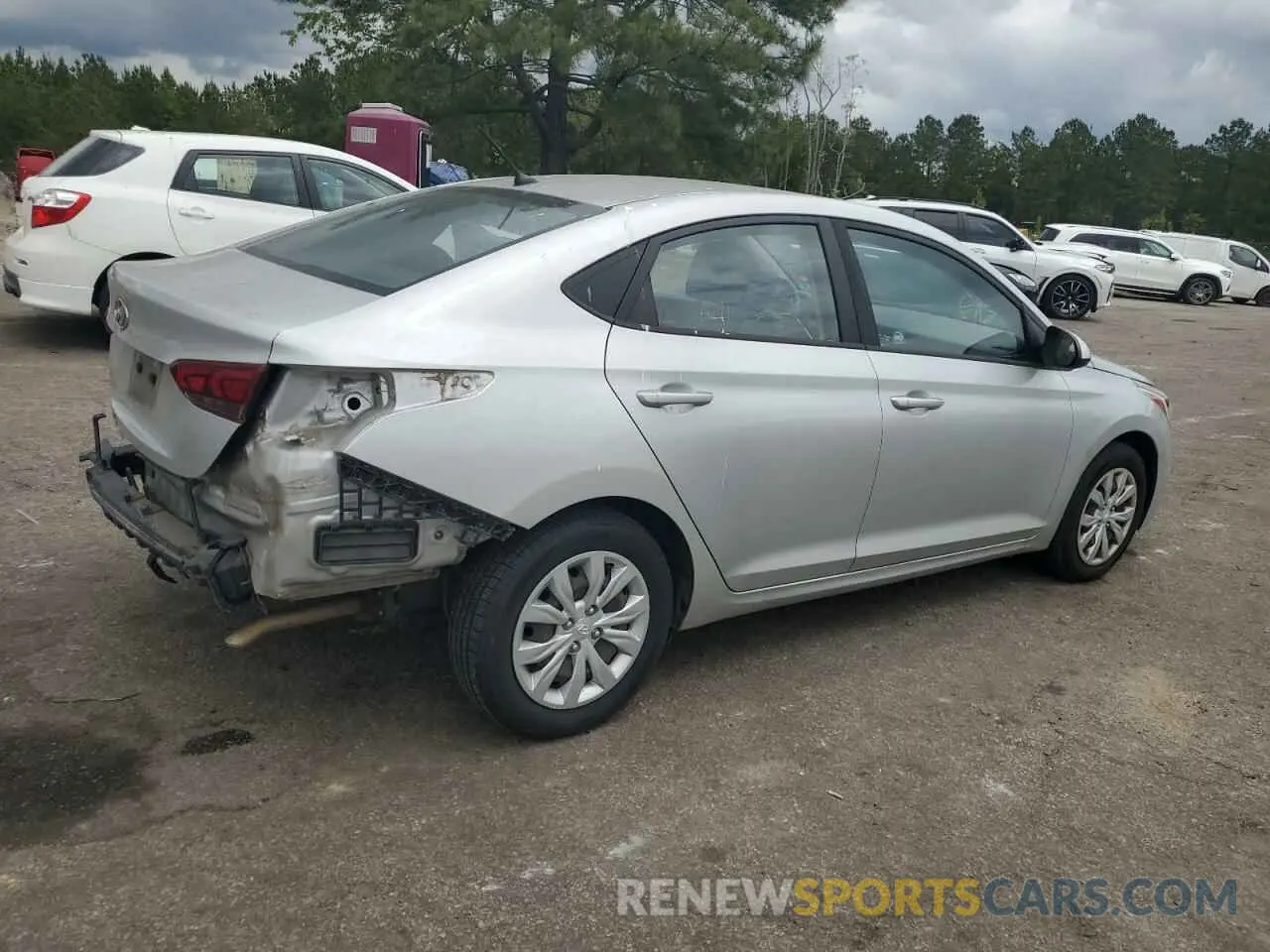 3 fotografías del automóvil dañado 3KPC24A63LE103264 HYUNDAI ACCENT 2020