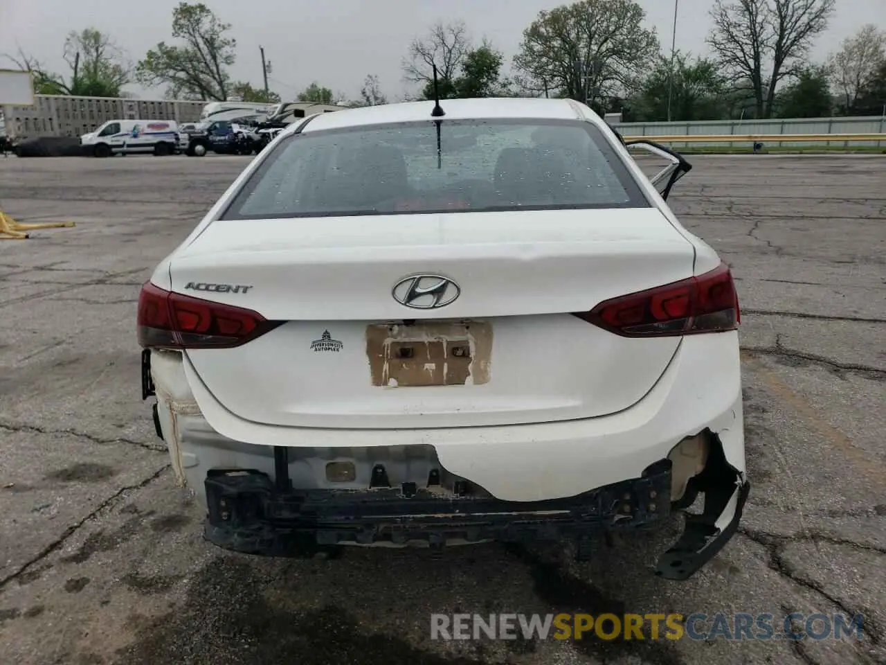 6 fotografías del automóvil dañado 3KPC24A64LE092436 HYUNDAI ACCENT 2020
