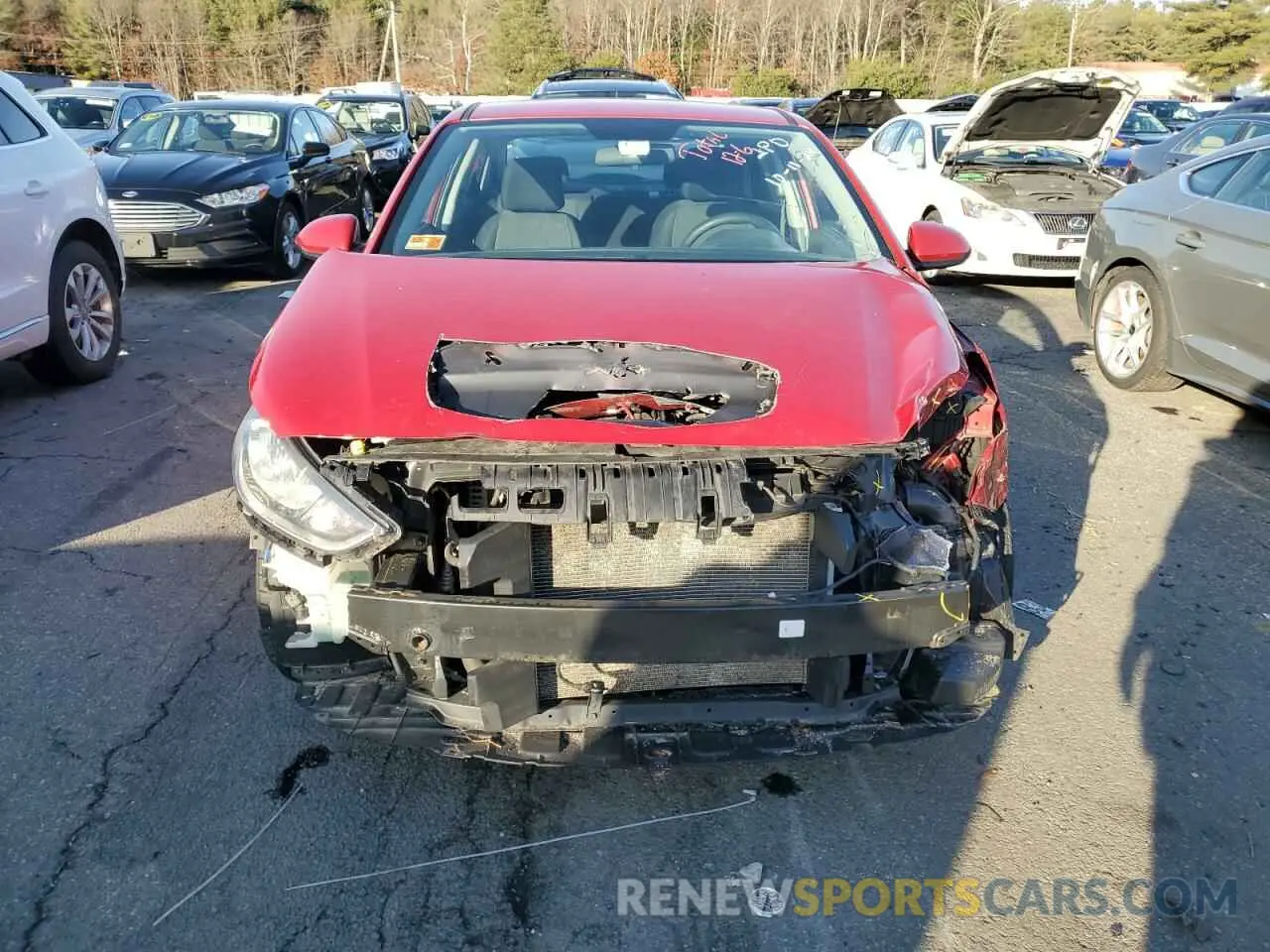 5 fotografías del automóvil dañado 3KPC24A64LE120008 HYUNDAI ACCENT 2020
