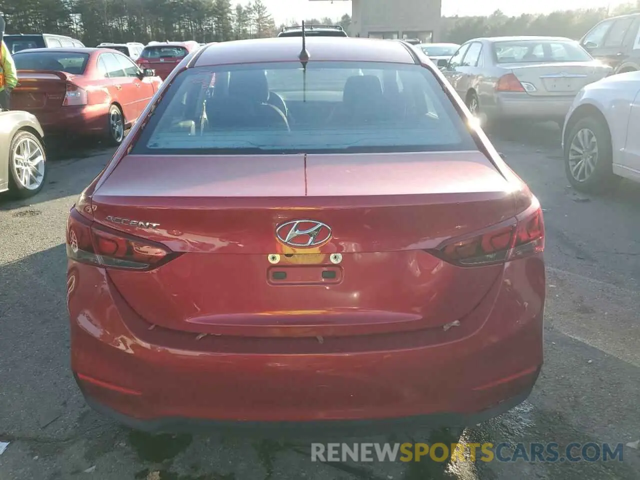 6 fotografías del automóvil dañado 3KPC24A64LE120008 HYUNDAI ACCENT 2020
