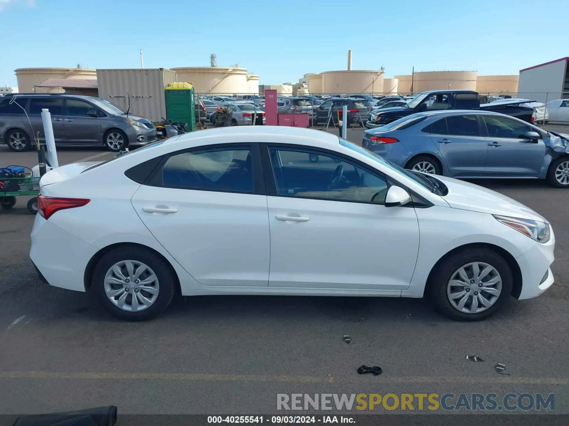 13 fotografías del automóvil dañado 3KPC24A65LE106067 HYUNDAI ACCENT 2020