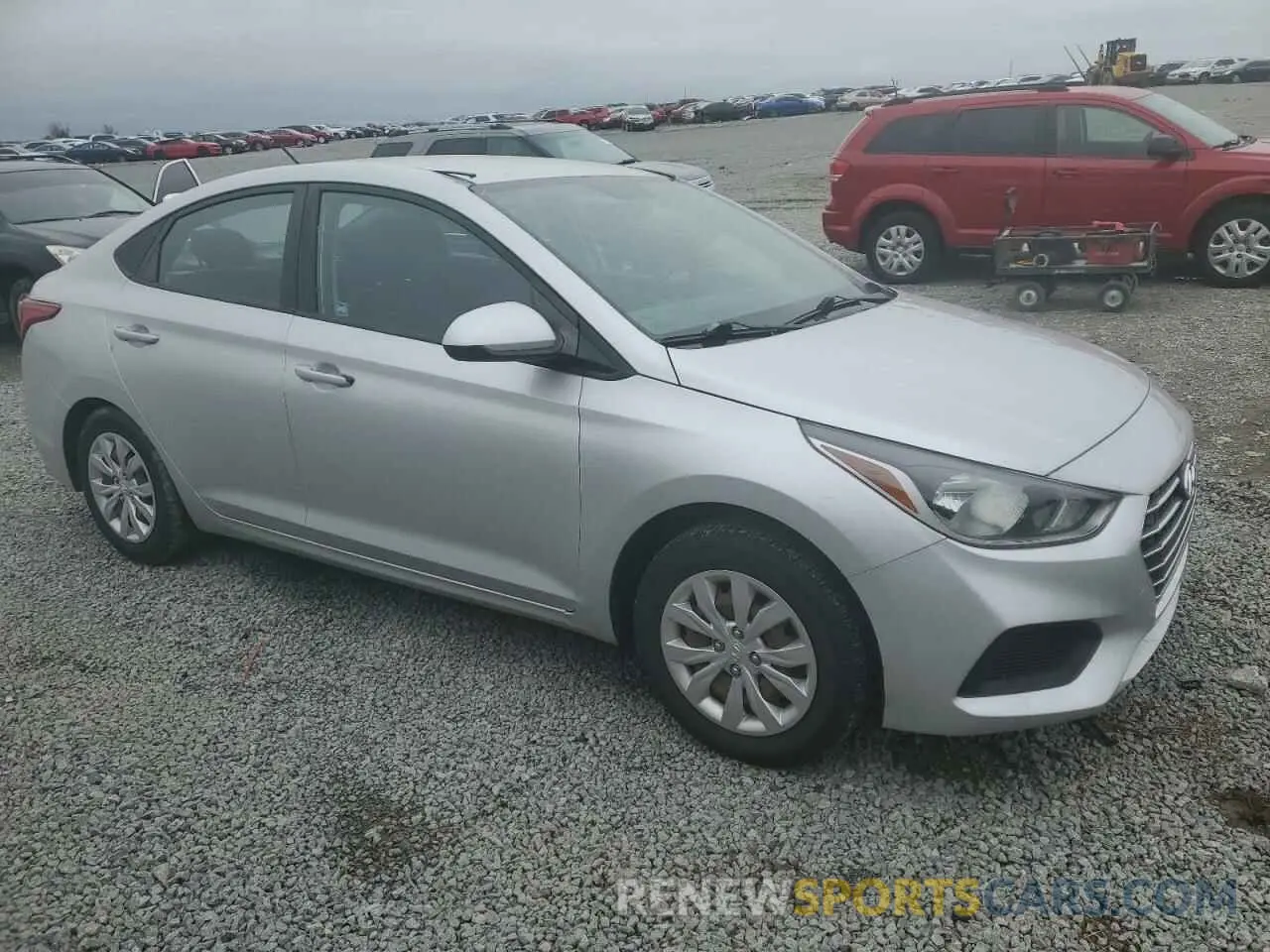 4 fotografías del automóvil dañado 3KPC24A66LE100911 HYUNDAI ACCENT 2020
