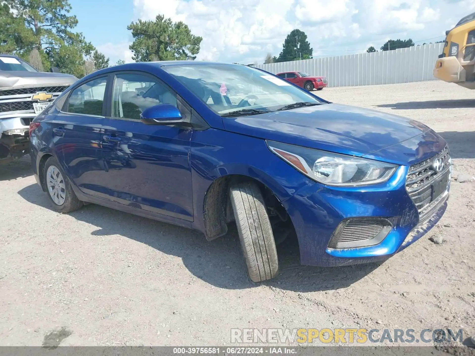 1 fotografías del automóvil dañado 3KPC24A66LE122102 HYUNDAI ACCENT 2020