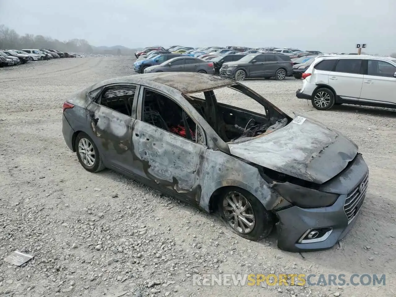 4 fotografías del automóvil dañado 3KPC24A67LE095265 HYUNDAI ACCENT 2020