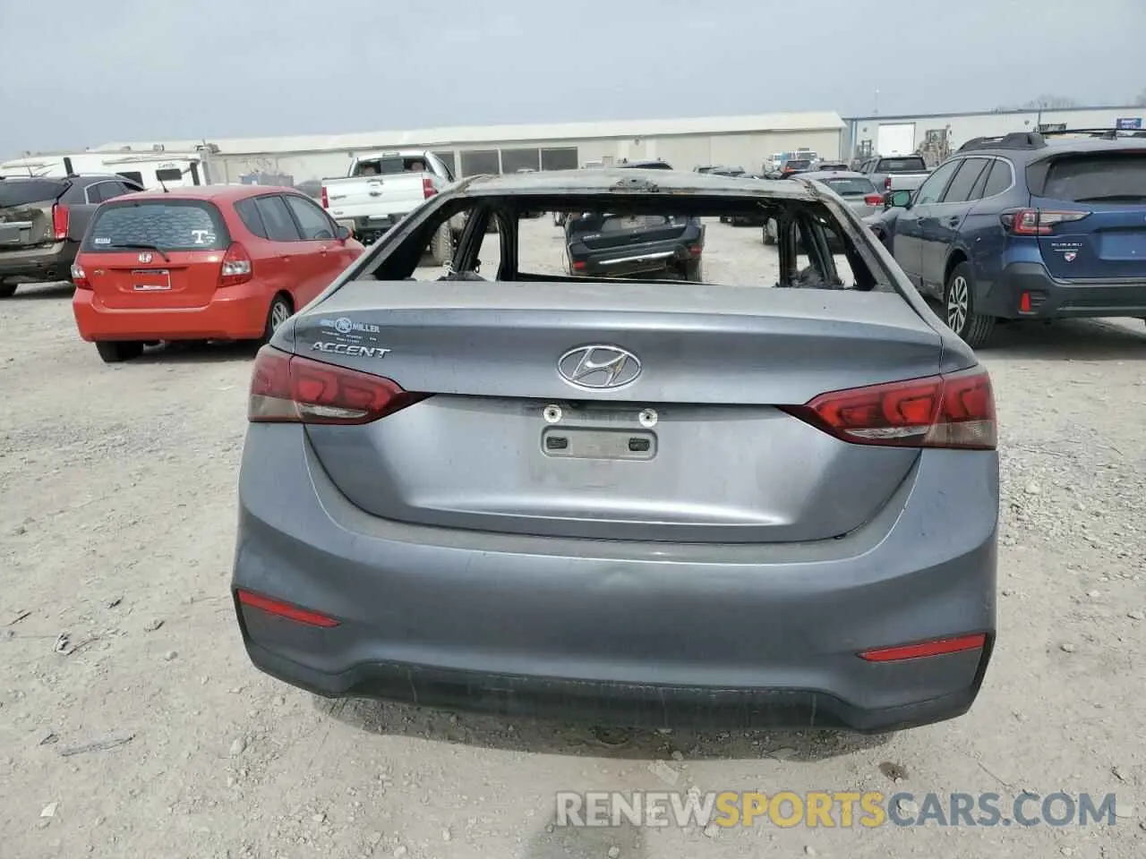 6 fotografías del automóvil dañado 3KPC24A67LE095265 HYUNDAI ACCENT 2020